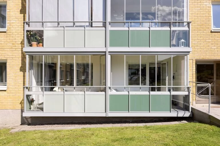 Fasadrenovering BRF. Vallentuna Ormsta