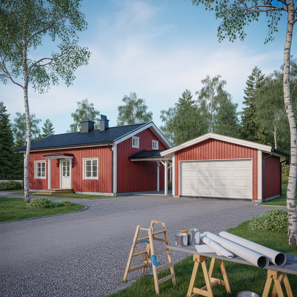 carport eller garage kostnad bygglov och underhall